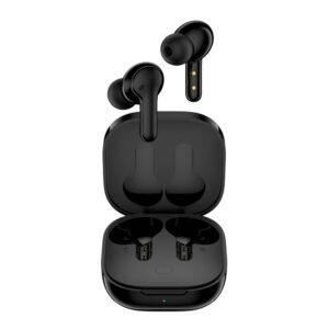 QCY T13 Bluetooth Handsfree Ακουστικά με Αντοχή στον Ιδρώτα και Θήκη Φόρτισης Μαύρο
