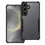 Forcell Samsung Galaxy A14 4G / A14 5G Acrylic Shockproof Θήκη με Πλαίσιο Σιλικόνης Διάφανη - Black