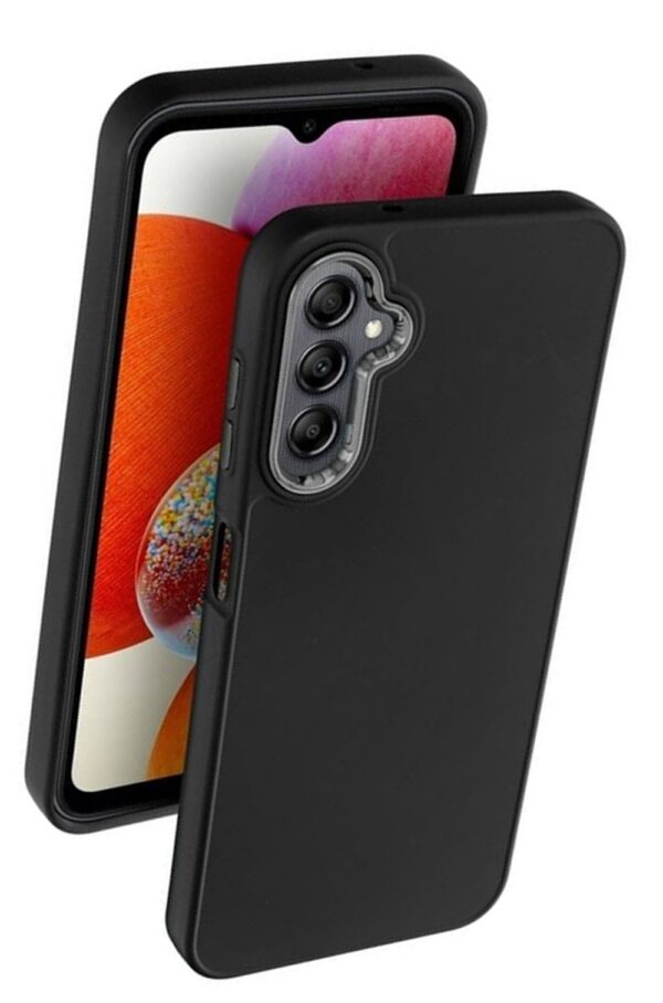Forcell Samsung Galaxy A14 4G / A14 5G Camera Frame Θήκη Σιλικόνης - Black
