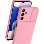 Forcell Samsung Galaxy A14 4G / A14 5G Slide Θήκη Σιλικόνης - Pink