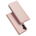 Samsung Galaxy S24 5G Θήκη Βιβλίο Ροζ Χρυσό Dux Ducis Skin Pro Series Book Cover Rose Gold