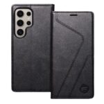 Samsung Galaxy S24 Ultra 5G Θήκη Βιβλίο Μαύρο Forcell F-Protect PU Leather RFID Wallet Case Black