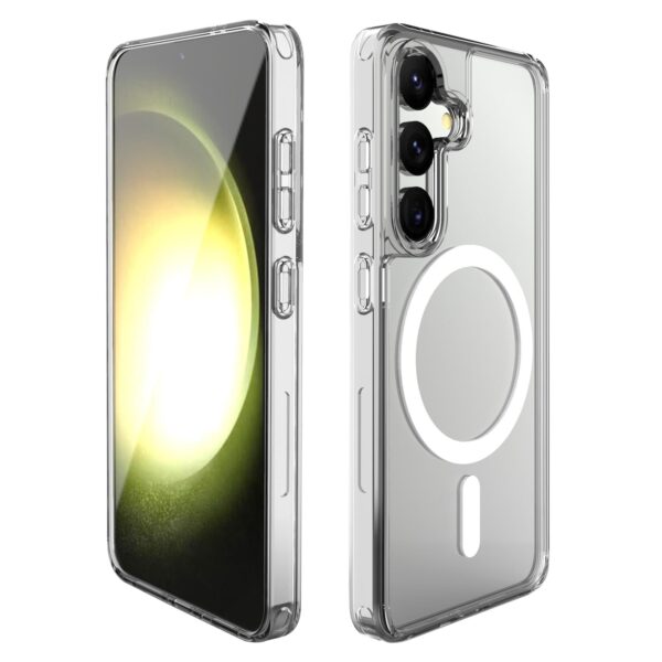 Samsung Galaxy S24 5G Θήκη Διάφανη Electro Mag Cover Clear Shockproof Transparent