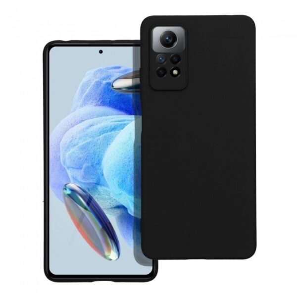 Xiaomi Redmi Note 12 Pro 4G Θήκη Σιλικόνης Μαύρο Matt TPU Silicone Case Black