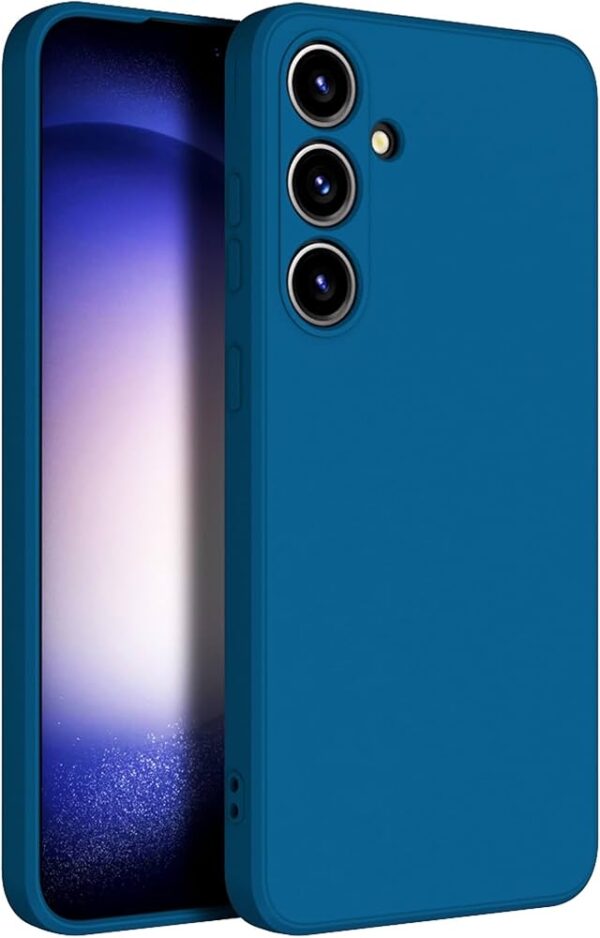 Samsung Galaxy S24 5G Θήκη Σιλικόνης Μπλε Matt TPU Silicone Case Blue