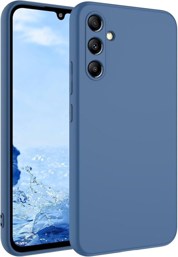 Samsung Galaxy A55 5G Θήκη Σιλικόνης Μπλε Matt TPU Silicone Case Blue