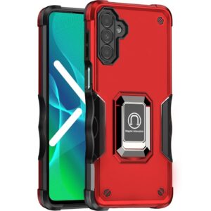 Samsung Galaxy A25 5G Σκληρή Θήκη Κόκκινη Non-slip Shockproof Armor With Ring Phone Case Red