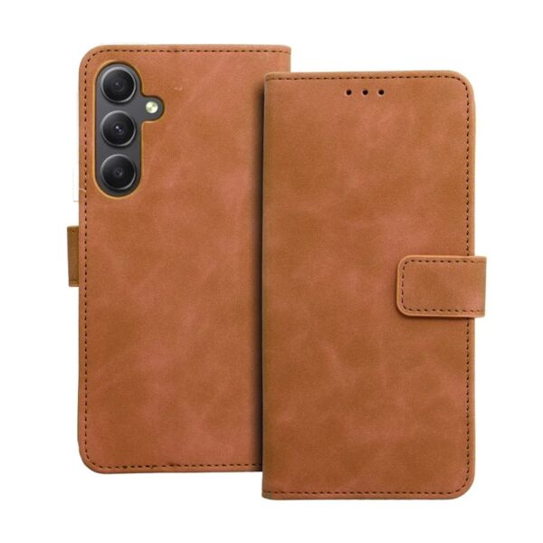Samsung Galaxy A35 5G Θήκη Βιβλίο Καφέ Tender Book Case Brown