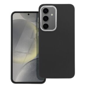 Samsung Galaxy S24 5G Θήκη Σιλικόνης Μαύρη TPU Silicone Case with Camera Frame Black