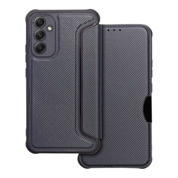 Samsung Galaxy S24 5G Θήκη Βιβλίο Μπλε Forcell Razor Carbon Book Case Blue Samsung Galaxy S24 5G Θήκη Βιβλίο Μπλε Forcell Razor Carbon Book Case Blue