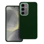 Samsung Galaxy S24 5G Θήκη Σιλικόνης Πράσινη TPU Silicone Case with Camera Frame Green