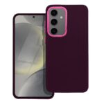 Samsung Galaxy S24 5G Θήκη Σιλικόνης Μωβ TPU Silicone Case with Camera Frame Purple