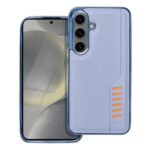 Samsung Galaxy S24 5G Θήκη Σιλικόνης Μπλε Milano Silicone Case with Camera Frame Blue