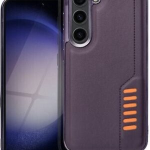 Samsung Galaxy S24 5G Θήκη Σιλικόνης Σκούρο Μωβ Milano Silicone Case with Camera Frame Dark Purple