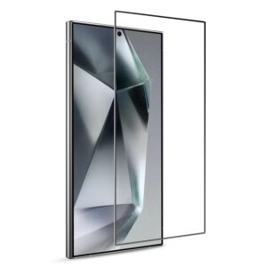 Samsung Galaxy S24 Ultra 5G Προστατευτικό Τζαμάκι Μαύρο Full Glue VMAX 9D Tempered Glass Black