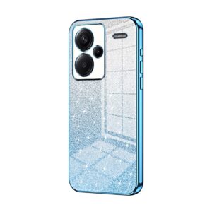 Xiaomi Redmi Note 13 Pro Plus 5G Θήκη Σιλικόνης Μπλε Gradient Glitter Powder Electroplated Phone Case Blue