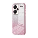 Xiaomi Redmi Note 13 Pro Plus 5G Θήκη Σιλικόνης Ροζ Gradient Glitter Powder Electroplated Phone Case Pink