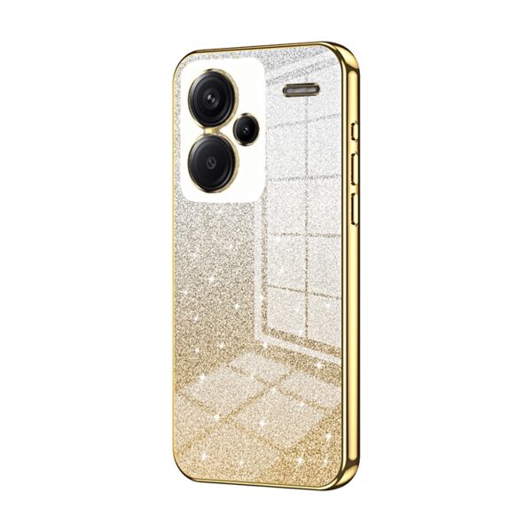 Xiaomi Redmi Note 13 Pro Plus 5G Θήκη Σιλικόνης Χρυσό Gradient Glitter Powder Electroplated Phone Case Gold