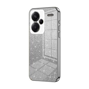 Xiaomi Redmi Note 13 Pro Plus 5G Θήκη Σιλικόνης Μαύρο Gradient Glitter Powder Electroplated Phone Case Black