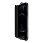 iPhone 12 Pro Max Προστατευτικό Τζαμάκι Μαύρο Full Glue VMAX 9D Tempered Glass Black