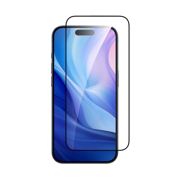 iPhone 16 Pro Προστατευτικό Τζαμάκι Wozinsky Full Glue Full Screen Tempered Glass Black