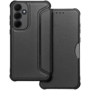 Tel1 Samsung Galaxy S24 5G Razor Carbon Θήκη Βιβλίο - Black