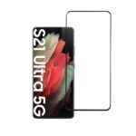 Samsung Galaxy S21 Ultra 5G Προστατευτικό Τζαμάκι Μαύρο Blue Star 5D Full Glue Full Face Tempered Glass Black
