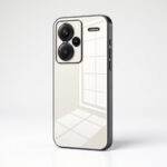 Forcell Xiaomi Redmi Note 13 Pro Plus 5G Plating Fine Hole Θήκη με Πλαίσιο Σιλικόνης Διάφανη - Black