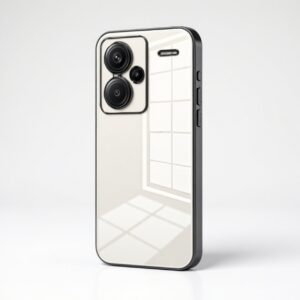 Forcell Xiaomi Redmi Note 13 Pro Plus 5G Plating Fine Hole Θήκη με Πλαίσιο Σιλικόνης Διάφανη - Black