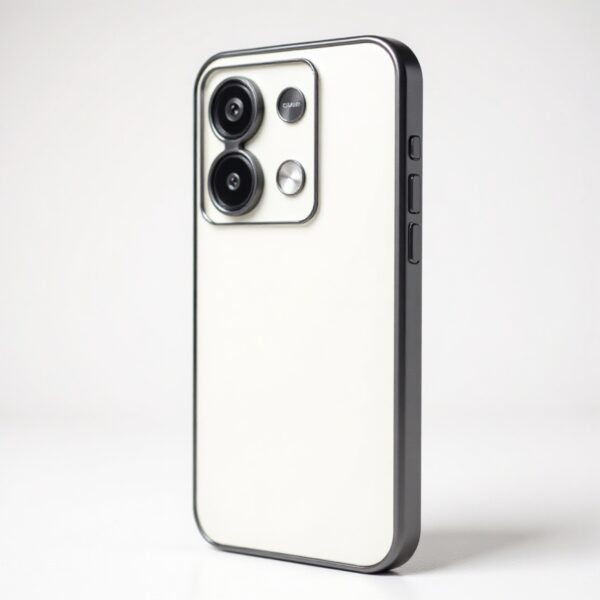 Forcell Xiaomi Redmi Note 13 5G Plating Fine Hole Θήκη Με Πλαίσιο Σιλικόνης Διάφανη - Black