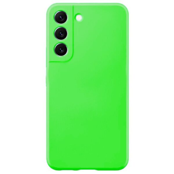 Forcell Samsung Galaxy S22 5G Soft Touch Θήκη Σιλικόνης - Light Green