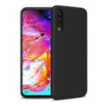 Forcell Samsung Galaxy A70 Matte Θήκη Σιλικόνης - Black