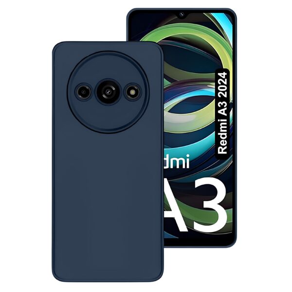 Forcell Xiaomi Redmi A3 Soft Touch Θήκη Σιλικόνης - Dark Blue