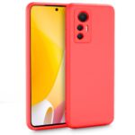 Forcell Xiaomi 12 / 12X Soft Touch Θήκη Σιλικόνης - Red