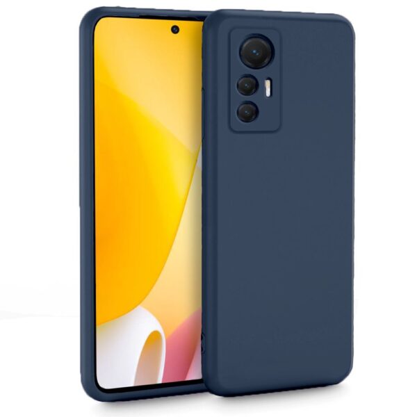 Forcell Xiaomi 12 / 12X Soft Touch Θήκη Σιλικόνης - Navy