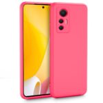 Forcell Xiaomi 12 / 12X Soft Touch Θήκη Σιλικόνης - Fuchsia