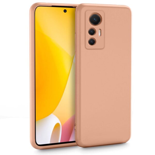 Forcell Xiaomi 12 / 12X Soft Touch Θήκη Σιλικόνης - Beige