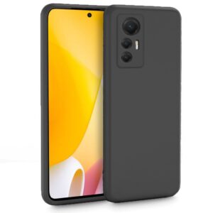 Forcell Xiaomi 12 / 12X Soft Touch Θήκη Σιλικόνης - Black