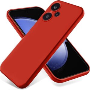 Forcell Xiaomi Redmi 13C 5G Matt Θήκη Σιλικόνης - Red