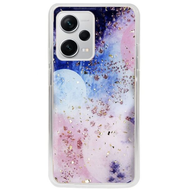 Forcell Xiaomi Redmi Note 12 5G / Poco X5 5G Gold Glam Θήκη Σιλικόνης Με Σχέδιο