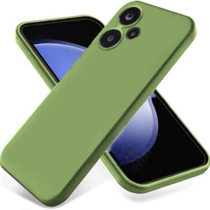 Forcell Xiaomi Redmi 13C 5G Matt Θήκη Σιλικόνης - Light Green