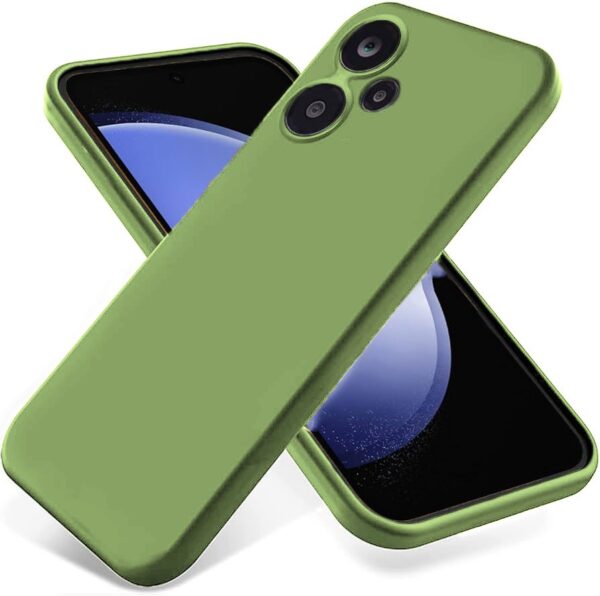 Forcell Xiaomi Redmi 13C 5G Matt Θήκη Σιλικόνης - Light Green Forcell Xiaomi Redmi 13C 5G Matt Θήκη Σιλικόνης - Light Green