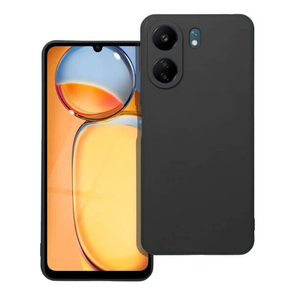 Forcell Xiaomi Poco C65 / Xiaomi Redmi 13C 4G Matt Θήκη Σιλικόνης - Black