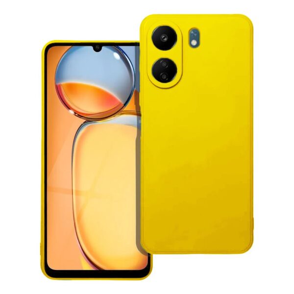Forcell Xiaomi Poco C65 / Xiaomi Redmi 13C 4G Matt Θήκη Σιλικόνης - Yellow