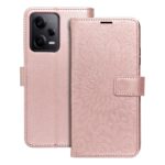 Forcell Xiaomi Redmi Note 12 5G / Xiaomi Poco X5 5G Mezzo Mandala Θήκη Βιβλίο - Rose Gold