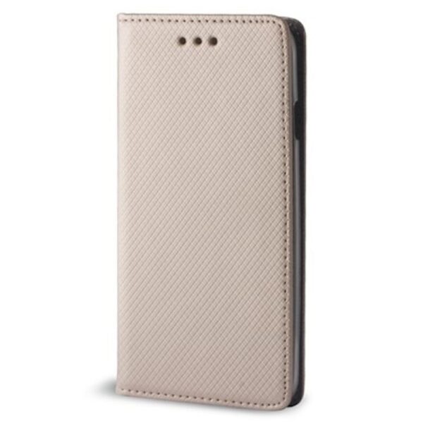 Tel1 Xiaomi Poco C65 / Xiaomi Redmi 13C 4G Smart Magnet Θήκη Βιβλίο - Gold