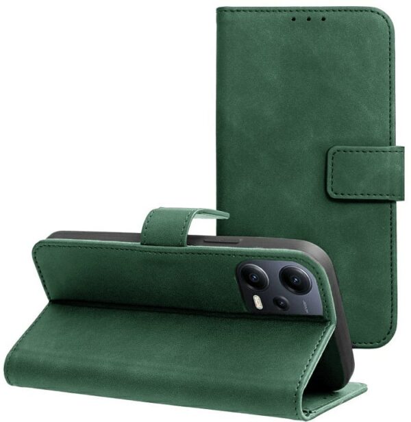Tel1 Xiaomi Redmi Note 12 5G / Xiaomi Poco X5 5G Tender Θήκη Βιβλίο - Green