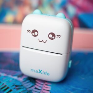 Θερμικός εκτυπωτής Maxlife Bluetooth MXTP-100 Blue