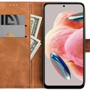 Xiaomi Redmi Note 12 4G Θήκη Βιβλίο Καφέ Tender Book Case Brown