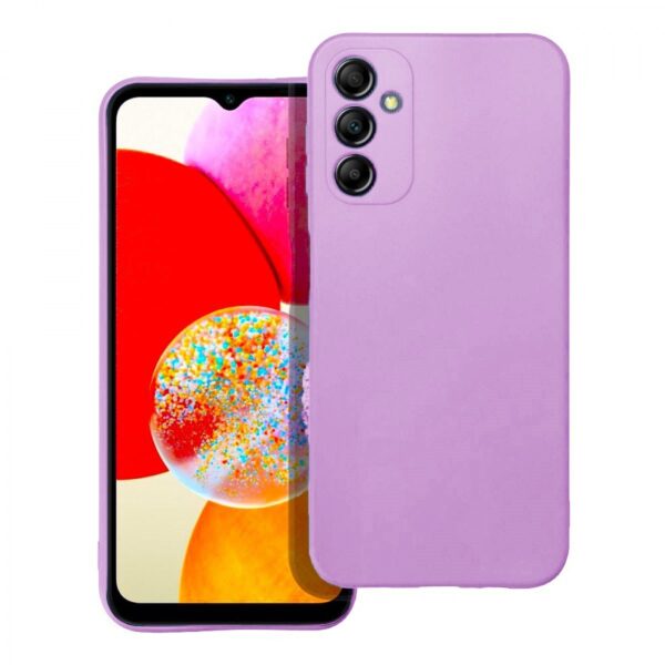 Forcell Samsung Galaxy A14 4G / A14 5G Matt Θήκη Σιλικόνης - Purple